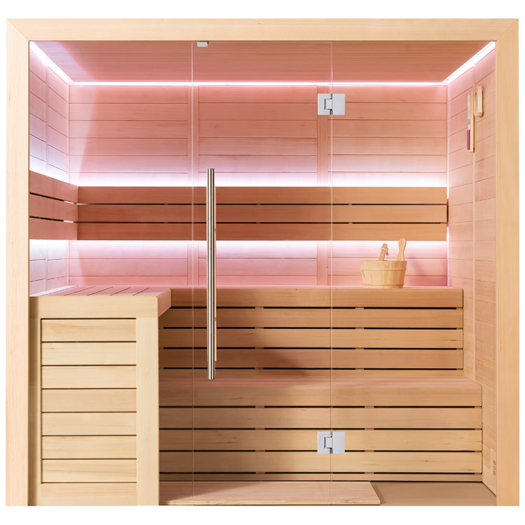 Finse Sauna | Hemlock | 180x160 | Zonder saunakachel | R6167P4 galerijafbeelding 13