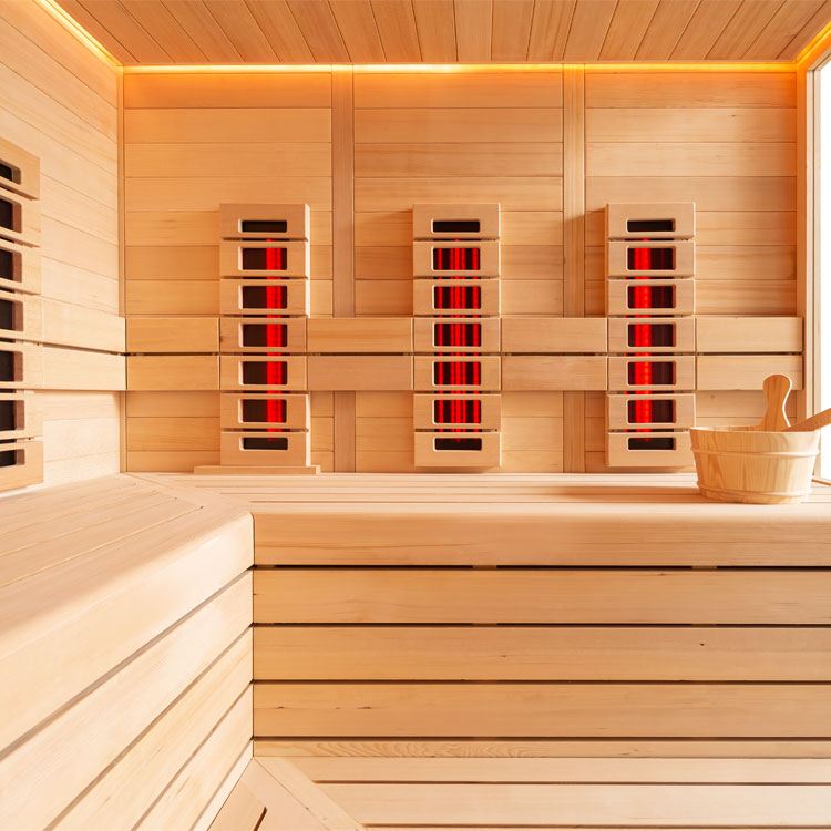 Combi Sauna | Hemlock | 220x200 | 9kW Cilindro | R6168N3 galerijafbeelding 9