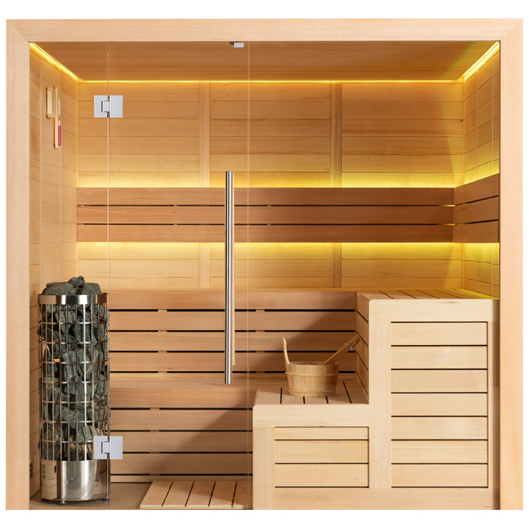 Finse Sauna | Hemlock | 200x180 | 9kW Cilindro | R6168O galerijafbeelding 8