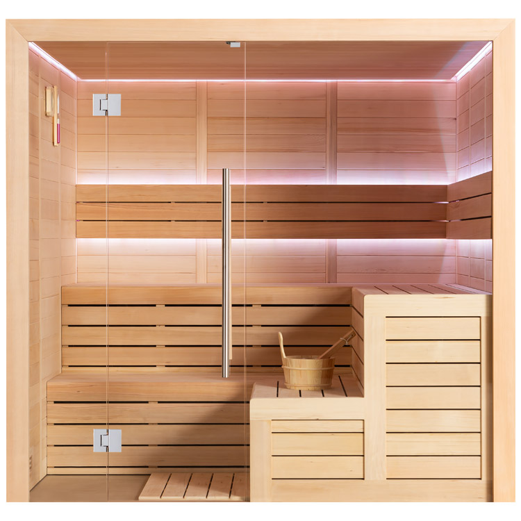 Finse Sauna | Hemlock | 200x180 | Zonder saunakachel | R6168O2 galerijafbeelding 3
