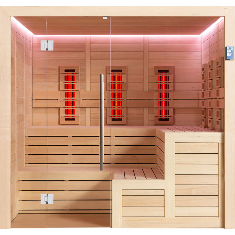 Combi Sauna | Hemlock | 200x180 | Zonder saunakachel | R6168O5 galerijafbeelding 11