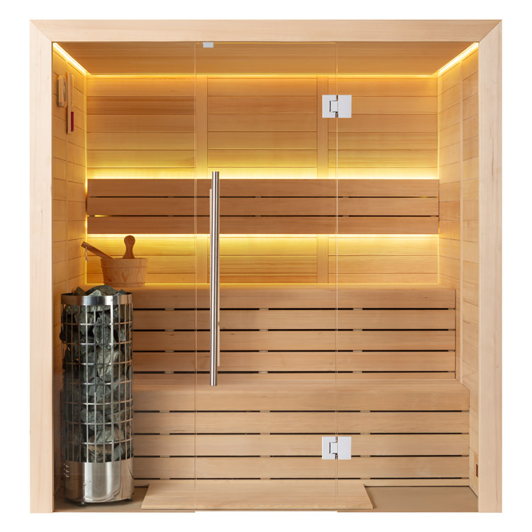 Finse Sauna | Hemlock | 200x160 | 9kW Cilindro | R6169N galerijafbeelding 3