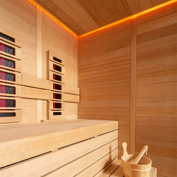 Combi Sauna | Hemlock | 200x160 | Zonder saunakachel | R6169N3 galerijafbeelding 11