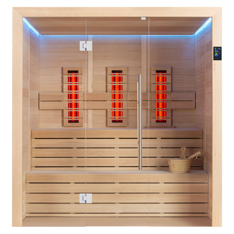 Combi Sauna | Hemlock | 200x160 | Zonder saunakachel | R6169N3 galerijafbeelding 14