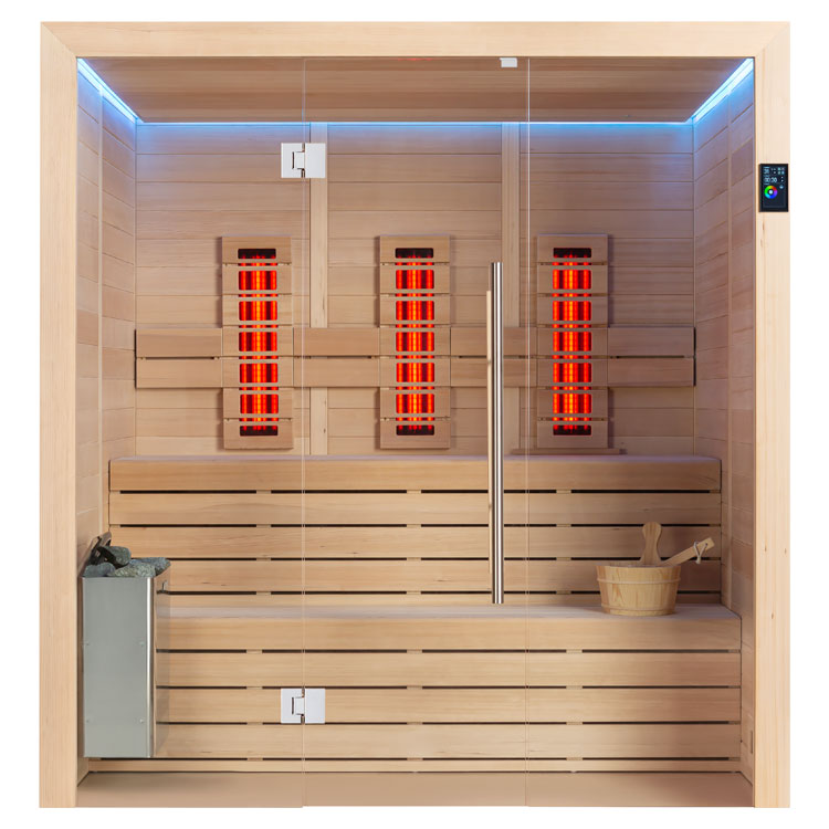 Combi Sauna | Hemlock | 200x160 | 9kW TheWall | R6169N5 galerijafbeelding 4