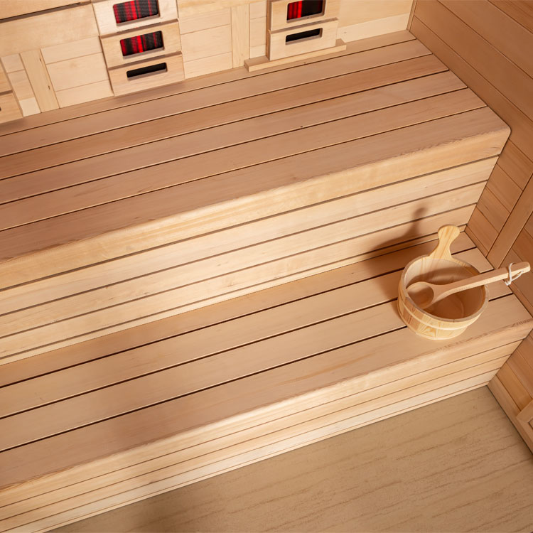 Combi Sauna | Hemlock | 180x150 | 6.8kW Cilindro | R6169O4 galerijafbeelding 6