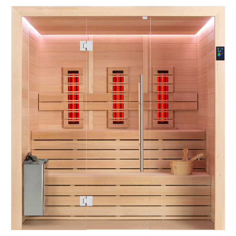 Hoofdafbeelding: Combi Sauna | Hemlock | 180x150 | 6kW TheWall | R6169O5