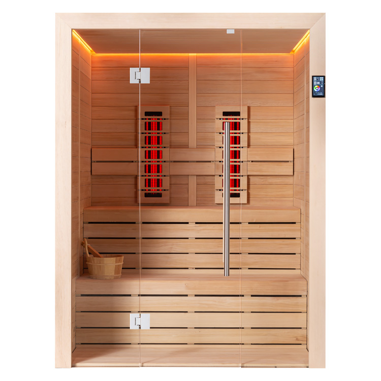 Combi Sauna | Hemlock | 160x150 | Zonder saunakachel | R6169P5