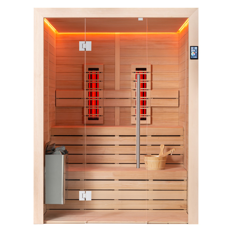 Combi Sauna | Hemlock | 160x150 | 6kW TheWall | R6169P6 galerijafbeelding 4