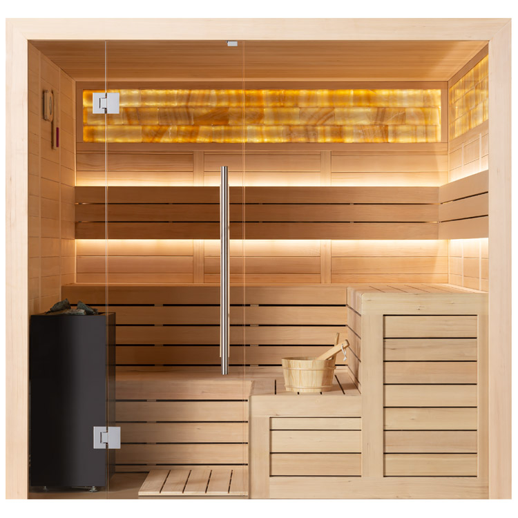 Finse Sauna | Hemlock | 220x200 | 9kW Virta | R6178N1 galerijafbeelding 7