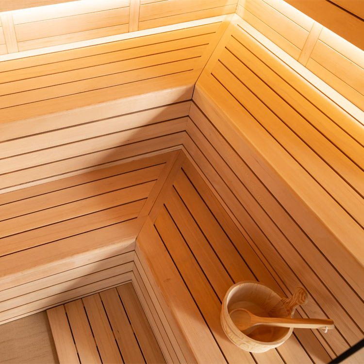 Finse Sauna | Hemlock | 240x200 | 10.8kW Virta | R6178K1 galerijafbeelding 5