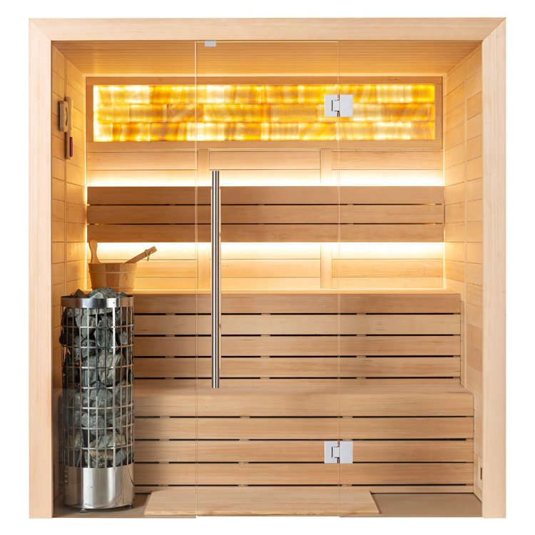 Hoofdafbeelding: Finse Sauna | Hemlock | 160x150 | 6kW TheWall | R6179P2