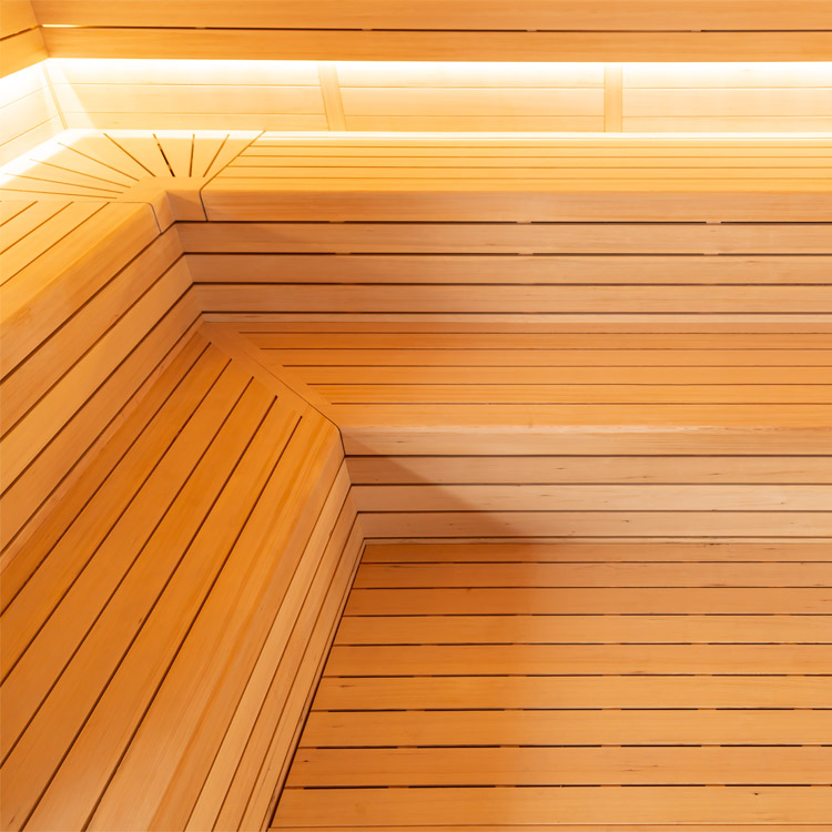 Finse Sauna | Hemlock | 350x250 | 15.8kW Virta | R6175O galerijafbeelding 5