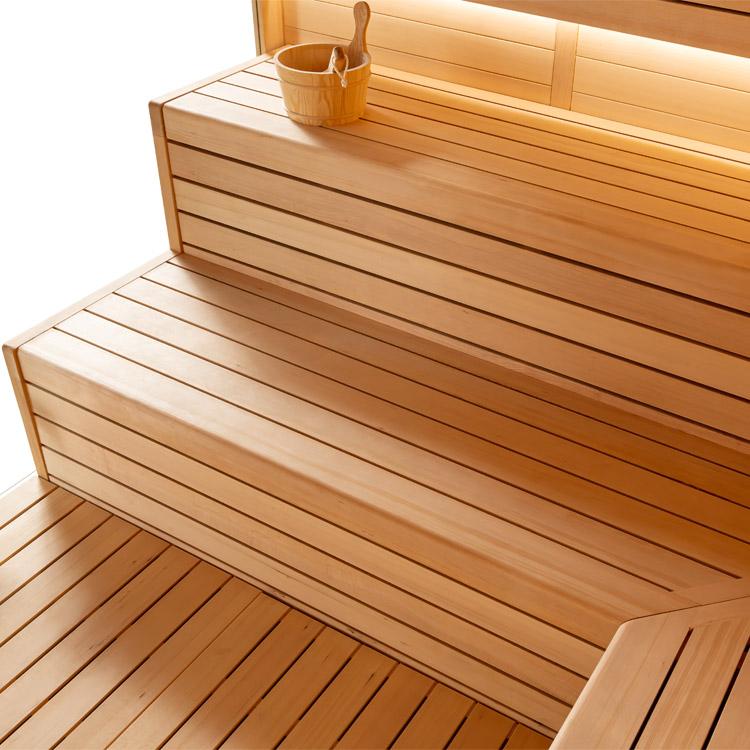 Finse Sauna | Hemlock | 350x250 | 15.8kW Virta | R6175O galerijafbeelding 7