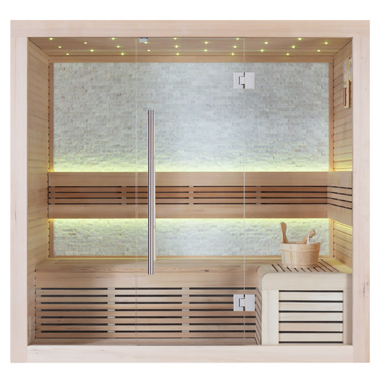Hoofdafbeelding: Finse Sauna | Hemlock | 200x120 | Zonder saunakachel | HAXABJA8