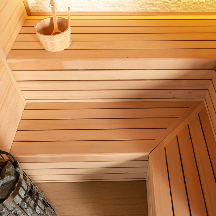 Finse Sauna | Hemlock | 240x200 | 9kW EOS Bi-O Cubo | R6158K7 galerijafbeelding 3