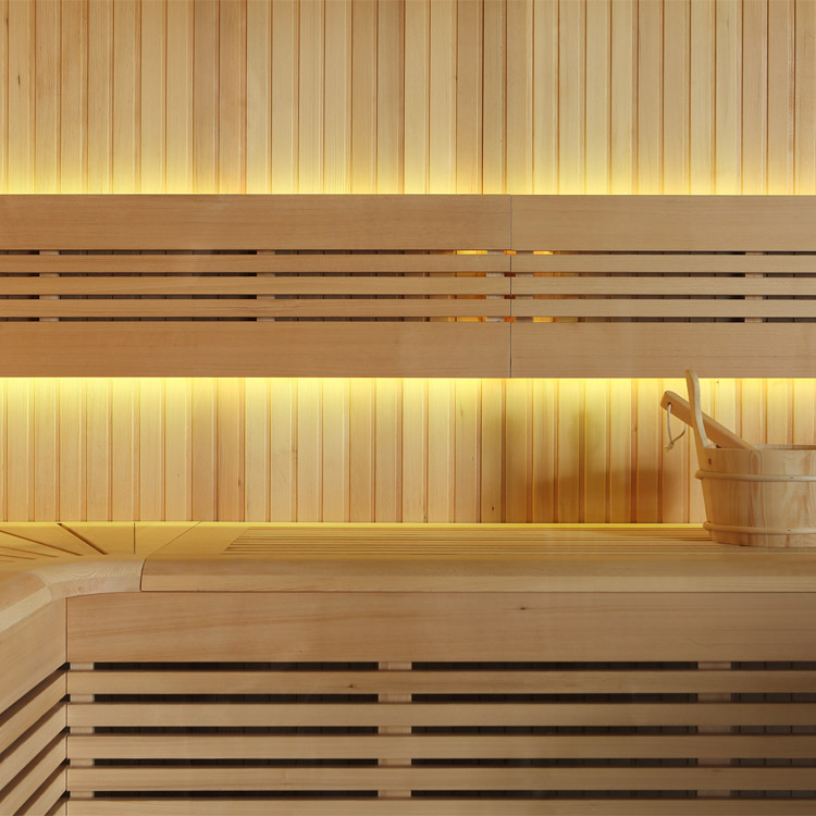 Finse Sauna | Hemlock | 250x250 | 9kW Virta Bi-O | O6667 galerijafbeelding 14