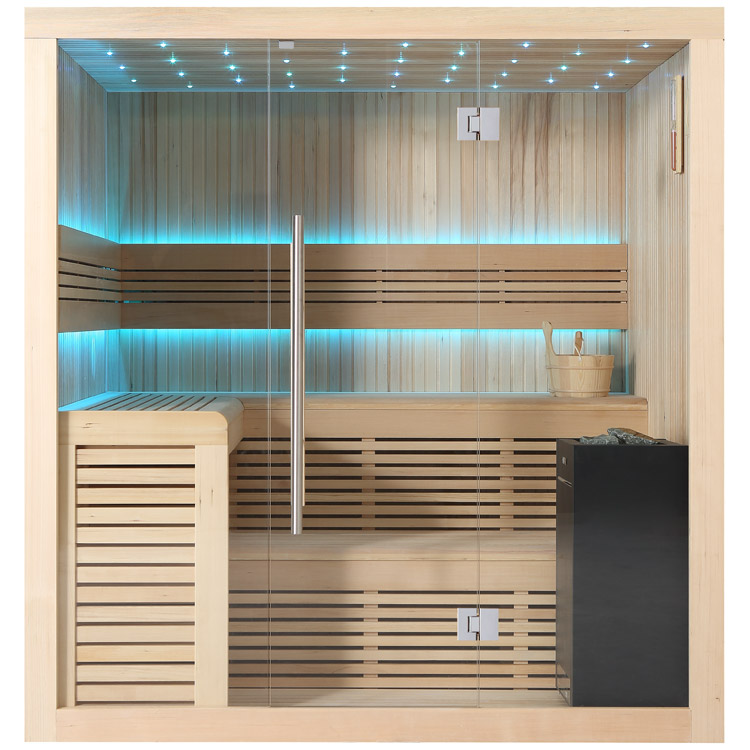 Hoofdafbeelding: Finse Sauna | Hemlock | 200x170 | 9kW EOS BiO-Cubo | O6667O