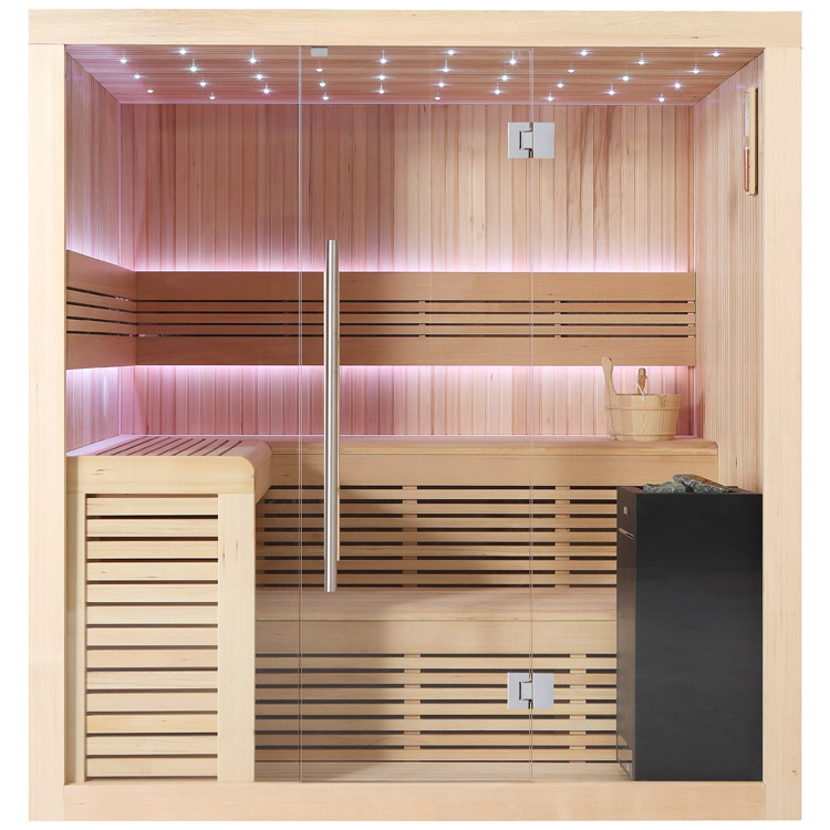 Finse Sauna | Hemlock | 200x170 | 9kW Virta Bi-O | O6667O1 galerijafbeelding 2