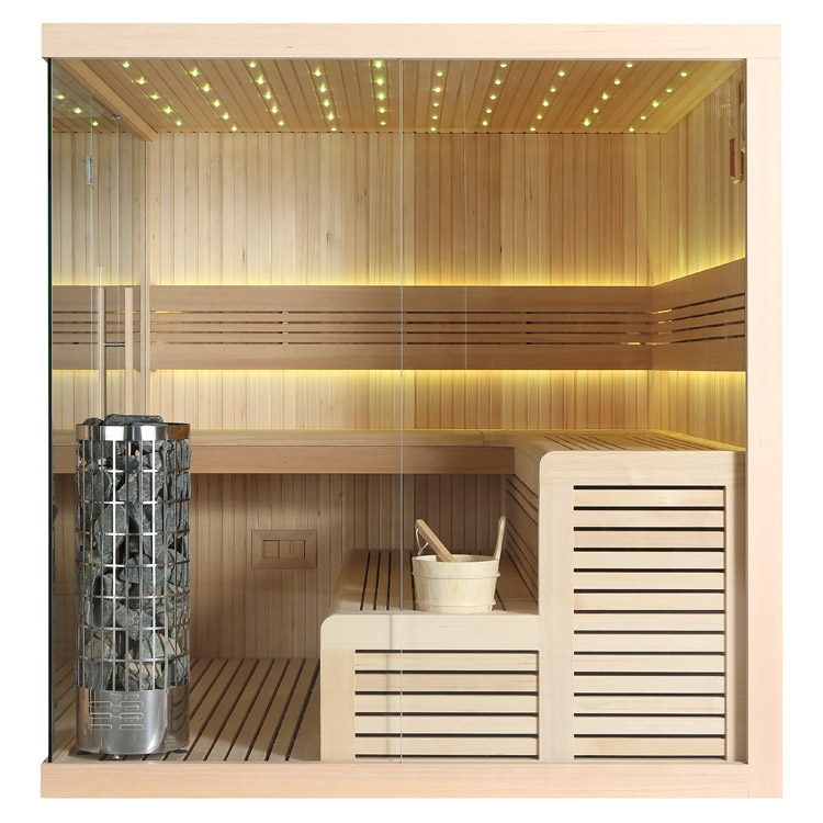 Finse Sauna | Hemlock | 220x200 | 9kW EOS BiO-Cubo | O6660N galerijafbeelding 2