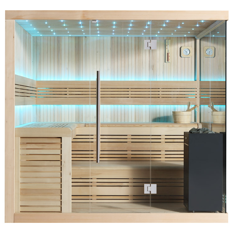 Finse Sauna | Hemlock | 220x200 | 9kW EOS BiO-Cubo | O6660N galerijafbeelding 8