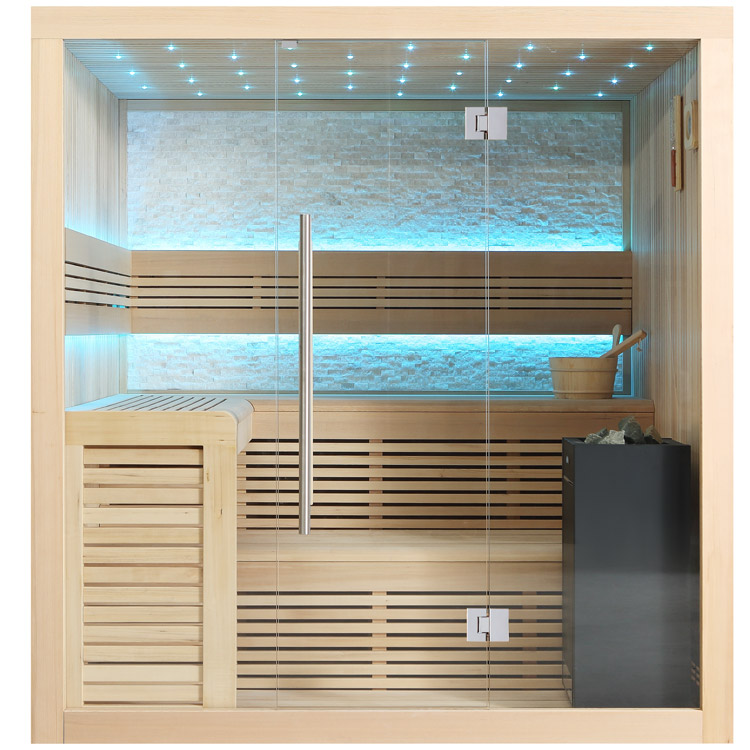 Hoofdafbeelding: Finse Sauna | Hemlock | 200x170 | 9kW Virta Bi-O | O6657O1