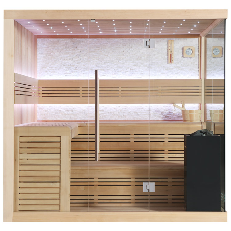 Finse Sauna | Hemlock | 200x200 | 9kW EOS BiO-Cubo | O6650O galerijafbeelding 3