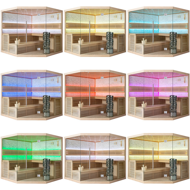 Finse Sauna | Hemlock | 200x200 | 9kW EOS BiO-Cubo | O6650O galerijafbeelding 4