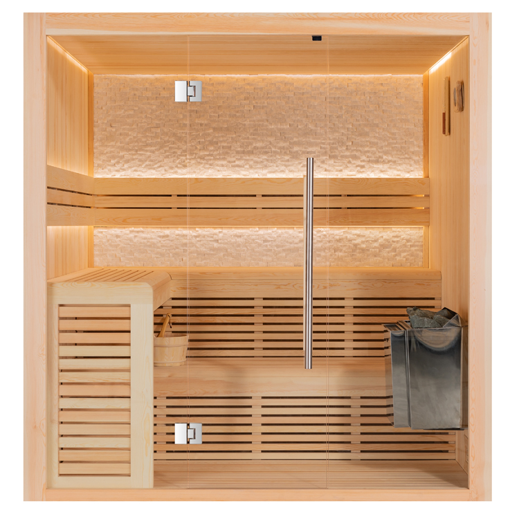 Hoofdafbeelding: Finse Sauna | Dennen | 200x180 | 9kW Viking Bi-O | O6367O