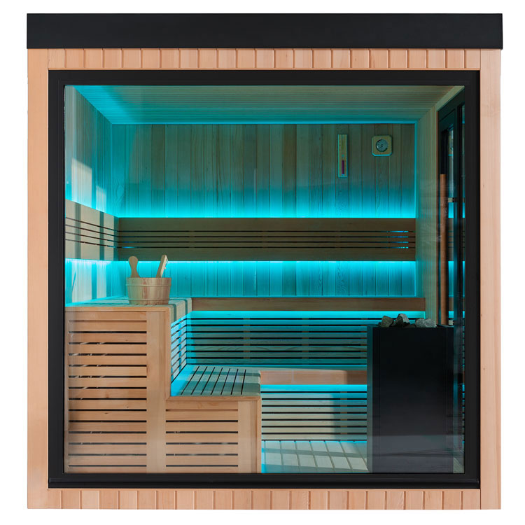 Finse Sauna | Hemlock | 300x235 | 12kW EOS BiO-Cubo | HAXABJA11 galerijafbeelding 2