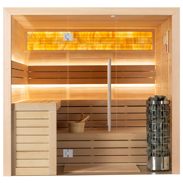 Finse Sauna | Hemlock | 220x200 | 9kW Cilindro | R6177N galerijafbeelding 10