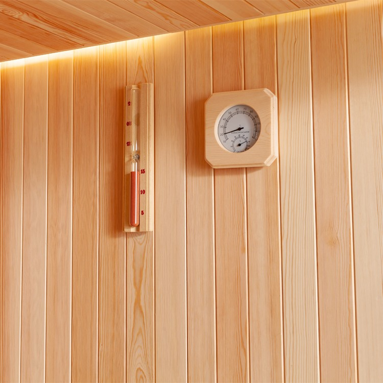 Finse Sauna | Dennen | 220x220 | 9kW Vega | R6351N galerijafbeelding 7