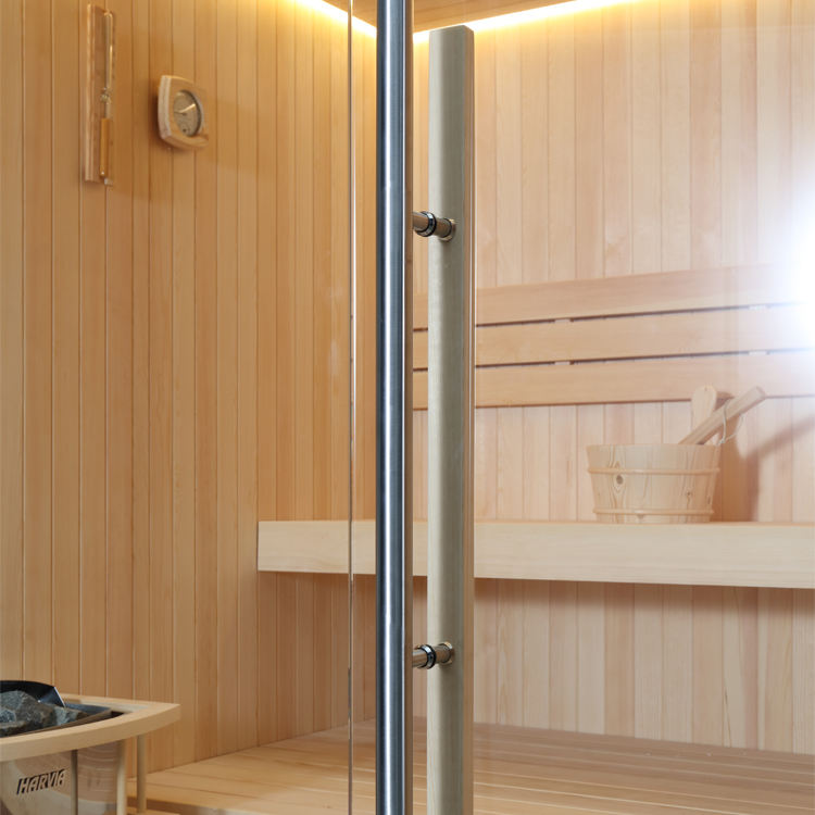 Finse Sauna | Dennen | 180x180 | 8kW Vega | R6357 galerijafbeelding 8