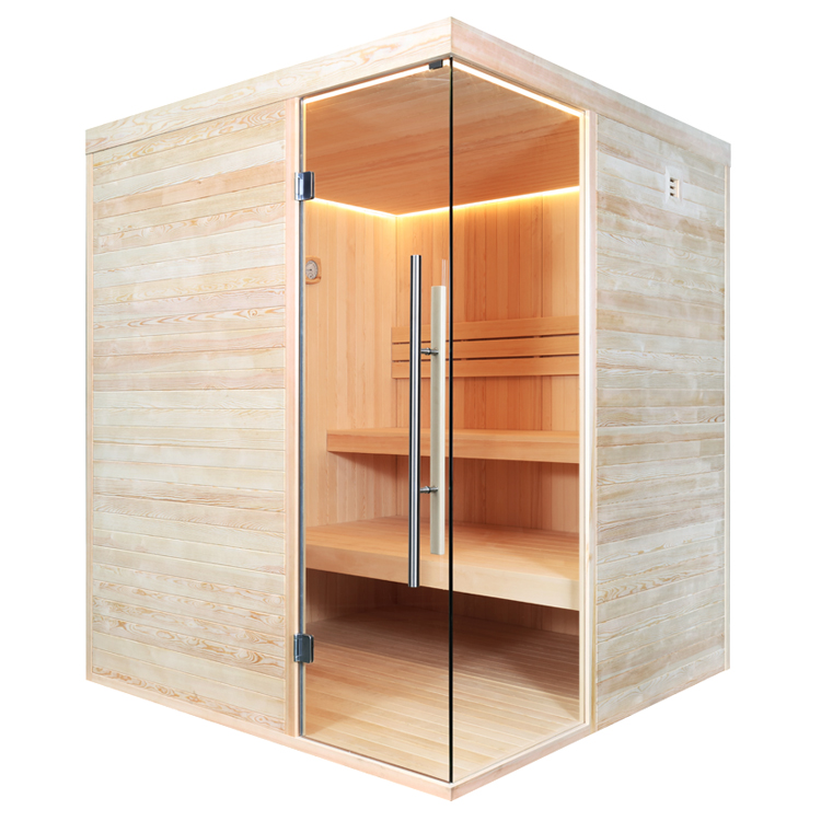 Finse Sauna | Dennen | 180x180 | 8kW Vega | R6350 galerijafbeelding 2