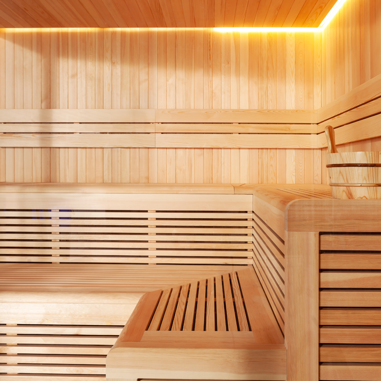 Finse Sauna | Dennen | 240x240 | 9kW Cilindro | R6351K galerijafbeelding 5