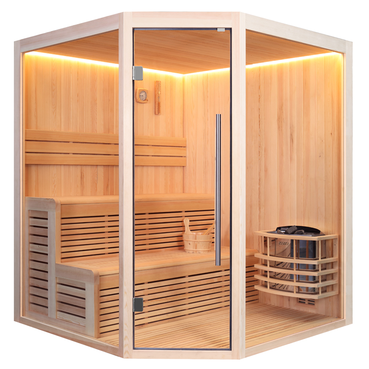 Hoofdafbeelding: Finse Sauna | Dennen | 180x180 | Zonder saunakachel | R6356N3