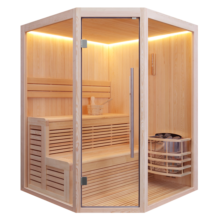 Hoofdafbeelding: Finse Sauna | Dennen | 180x180 | Zonder saunakachel | R6356O2