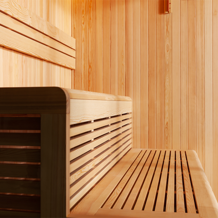 Finse Sauna | Dennen | 200x200 | Zonder saunakachel | R6356K2 galerijafbeelding 15