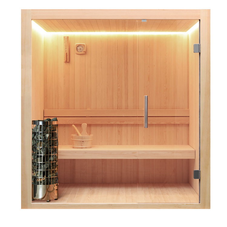 Finse Sauna | Dennen | 180x120 | 6.8kW Cilindro | R6358N galerijafbeelding 8