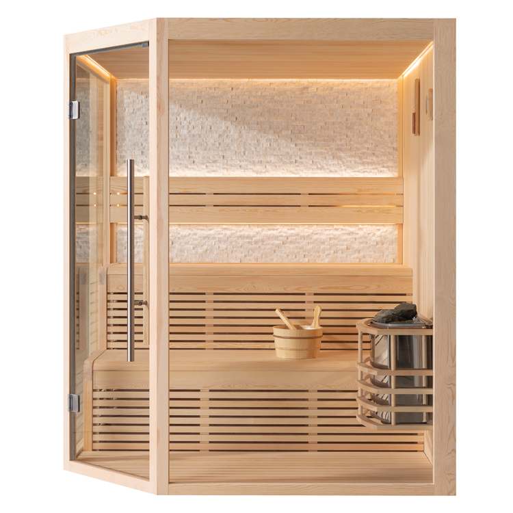Finse Sauna | Dennen | 160x160 | 6.8kW Cilindro | R6366O1 galerijafbeelding 12