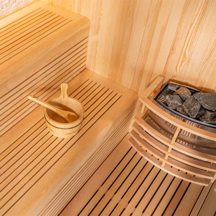 Finse Sauna | Dennen | 160x160 | 6.8kW Cilindro | R6366O1 galerijafbeelding 15