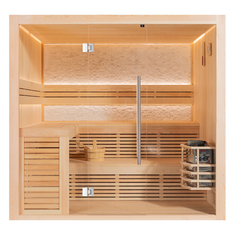 Finse Sauna | Dennen | 220x200 | 9kW Cilindro | R6367N galerijafbeelding 10