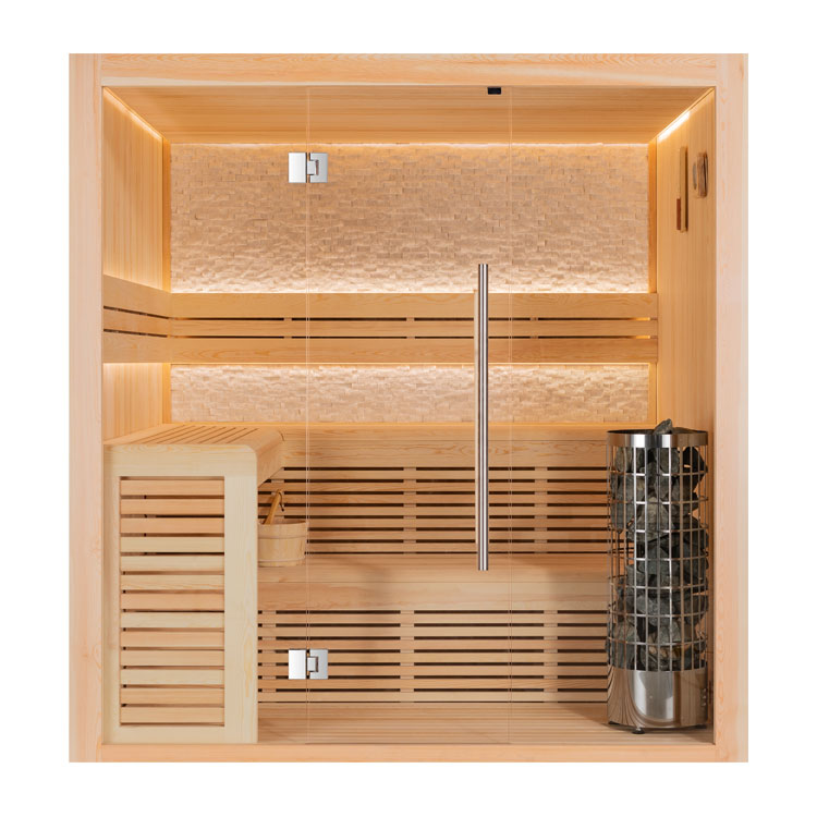 Finse Sauna | Dennen | 200x180 | 9kW Cilindro | R6367O galerijafbeelding 10
