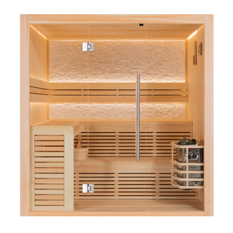 Hoofdafbeelding: Finse Sauna | Dennen | 200x180 | Zonder saunakachel | R6367O2