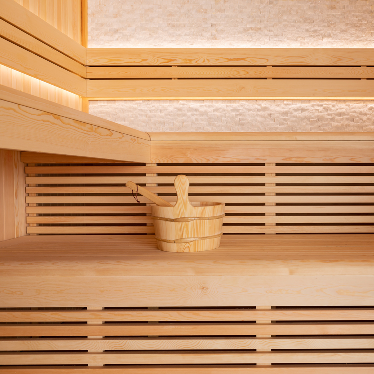 Finse Sauna | Dennen | 200x180 | Zonder saunakachel | R6367O2 galerijafbeelding 4