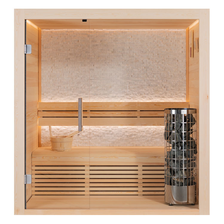 Finse Sauna | Dennen | 180x120 | 6.8kW Cilindro | R6368N galerijafbeelding 8