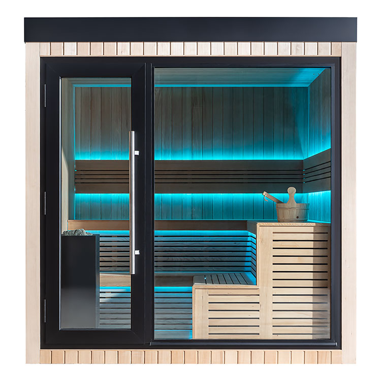 Finse Sauna | Hemlock | 235x235 | 9kW EOS BiO-Cubo | HAXABJA35 galerijafbeelding 11