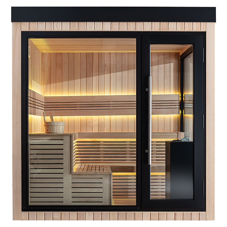 Finse Sauna | Hemlock | 235x235 | 9kW EOS Cubo | HAXABJA41 galerijafbeelding 3