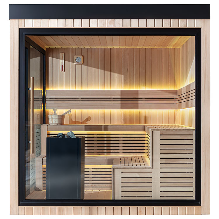 Finse Sauna | Hemlock | 235x235 | 9kW EOS Cubo | HAXABJA41 galerijafbeelding 12