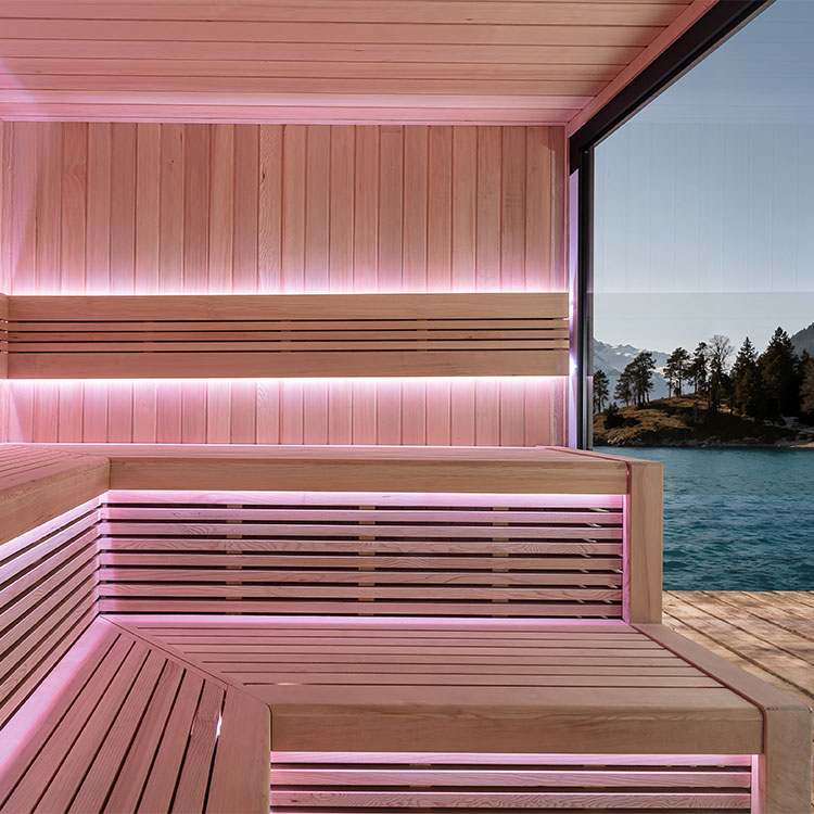 Finse Sauna | Hemlock | 235x235 | 9kW EOS Cubo | HAXABJA41 galerijafbeelding 18